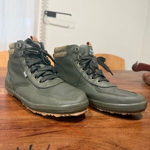 Keds Scout 3 Olive Green Hiker Boots Lug Sole Outdoor Ankle Shoes